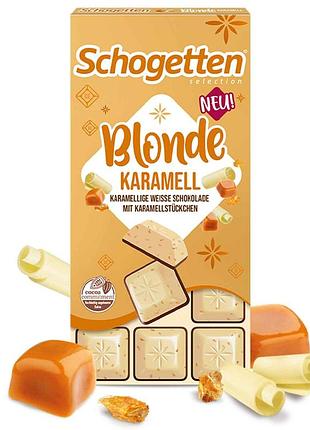 Шоколад schogetten blonde karamell 100g
