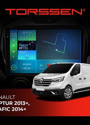 Штатна магнітола torssen 2k renault captur 2013+,trafic 2014+ f98256 4g carplay dsp