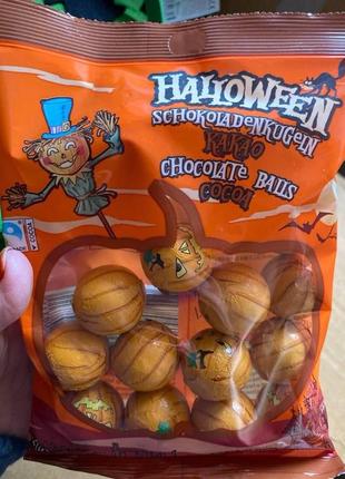 Шоколадні цукерки halloween milk chocolate balls cocoa 200g