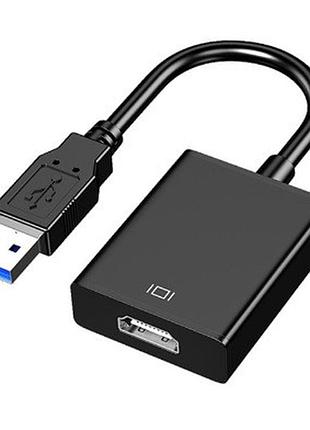 Адаптер с usb 3.0 на hdmi pc lcd hdtv внешняя видеокарта для подключения дополнительного монитора