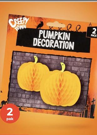 Декор на хеллоуин creepy town pumpkin decoration