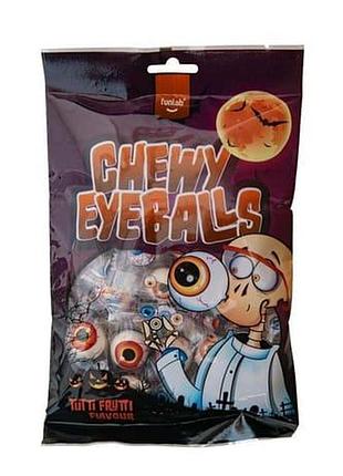 Жувальні цукерки funlab halloween chewy eyeballs 120g