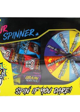 Конфеты brain blasterz super sour spiner 48g