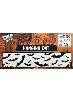 Декорация на хеллоуин creepy town decoration hanging bat