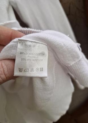 Белая коттоновая кофта, кардиган, размер s5 фото