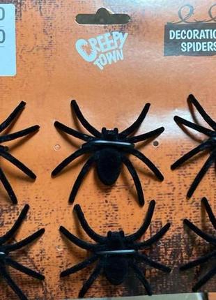 Павуки creepy town decoration set of spiders 6s