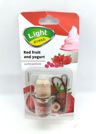 Ароматизатор полуниця малина з йогуртом light fresh, red fruit and yogurt