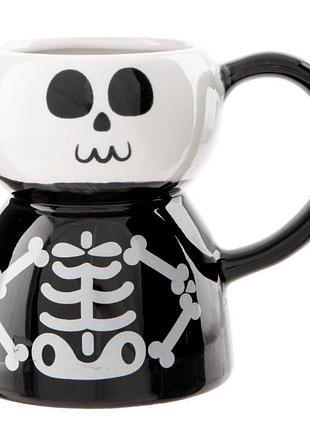 Кухоль creepy town skeleton mug