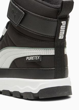 Дитячі зимові чоботи, черевики puma evolve boot puretex, оригінал, розмір us 2.5 (33 - 34 р)8 фото