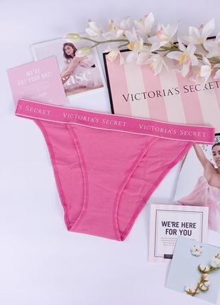 Стильні трусики з лого victoria's secret оригінал вікторія сікрет танга