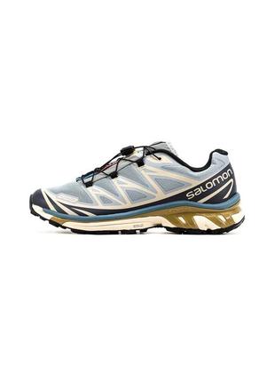 Salomon xt-6 (светло/серые с бежевым)