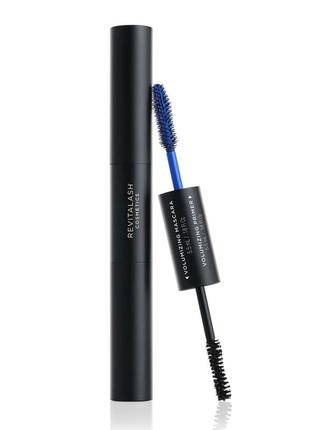 Подвійна туш для вій revitalash double-ended volume set volumizing primer and volumizing mascara 11 ml