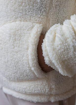 Чоловіча зимова двостороння куртка the north face зе норт фейс чорна на овчині унісекс