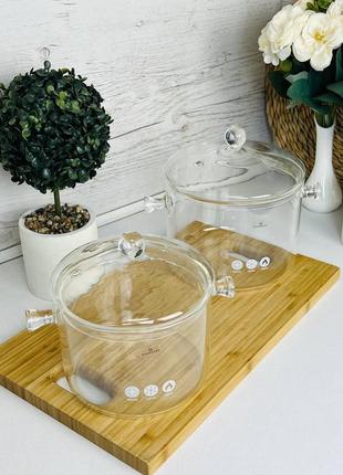 Скляна каструля