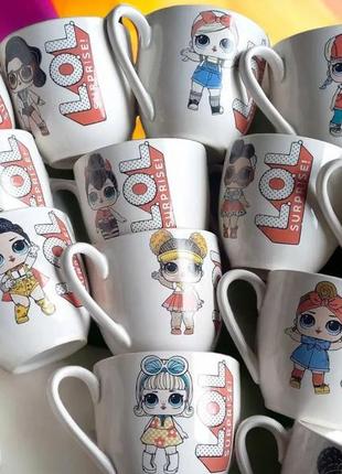 Дитяча керамічна чашка lol (лол) 220 мл. в асортименті