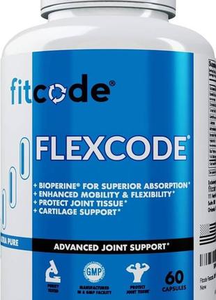 Для посиленої підтримки суглобів fitcode flexcode 60 капсул