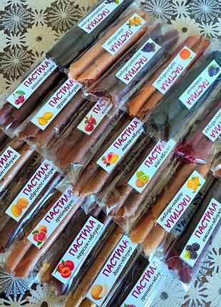 Фруктово-ягодная пастила 2 трубочки