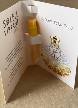 Lalique soleil vibrant edp 1,8ml2 фото