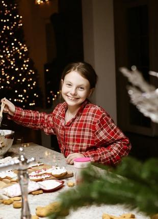 Новогодние пижамы в стиле сам дома рубашки