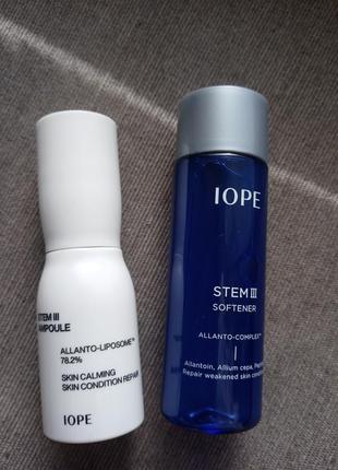 Набор iope stem iii ampoule + softener 10 мл+25 мл