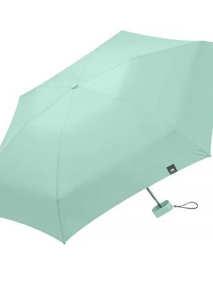 Мини-зонт 191t карманный с чехлом капсулой turquoise