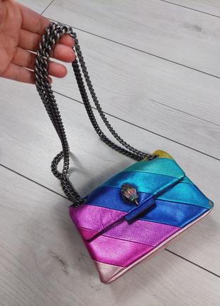 Шкіряна сумка kurt geiger kensington rainbow оригінал