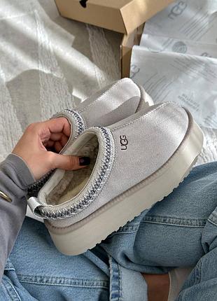 Угги угги угги ugg Uma tasman platform light grey