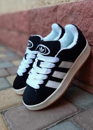 Мужские зимние кроссовки adidas campus