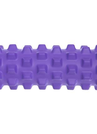 Роллер для йоги и пилатеса (мфр ролл) zelart grid rumble roller fi-5394 33см цвета в ассортименте3 фото