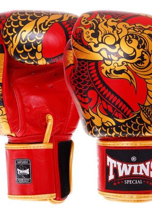 Рукавиці боксерські шкіряні twins fbgvl3-52 nagas 10-14унцій кольору в асортименті