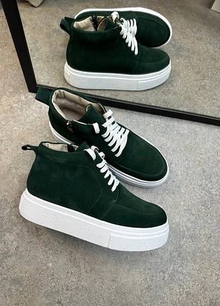 Кеды высокие женские