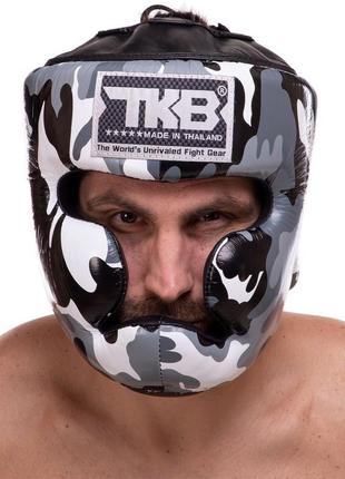 Шлем боксерский с полной защитой кожаный top king empower camouflage tkhgem-03 s-xl цвета в ассортименте7 фото