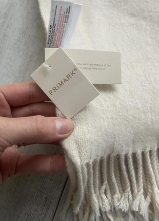 Шарф великий палантин новий від primark колір айворі молочний