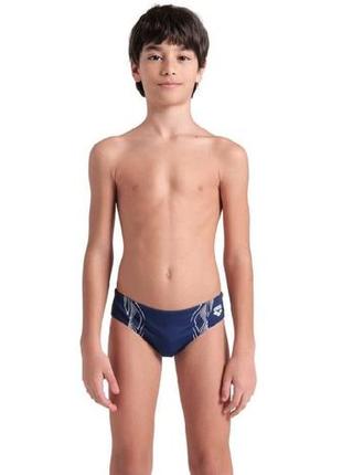 Плавки arena reflecting swim briefs темно-синій, білий діт 152 см