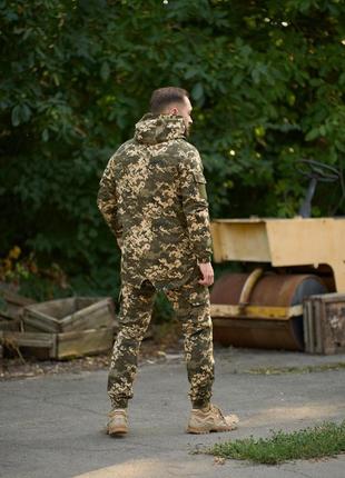 Мужской тактический демисезонный комплект пикселей, куртка + штаны3 фото