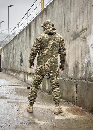 Мужской тактический демисезонный комплект пикселей, куртка + штаны8 фото