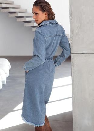 Джинсова сукня