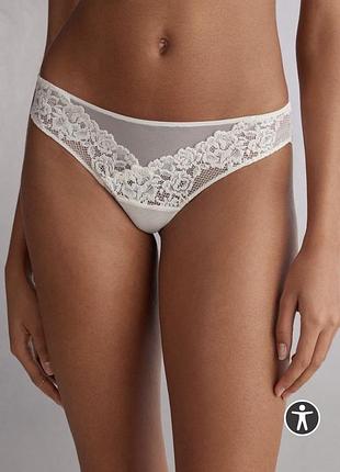 Труси intimissimi білі кружевні кружево