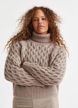 Шикарный свитер пуловер от h&m новая коллекция премиум линия