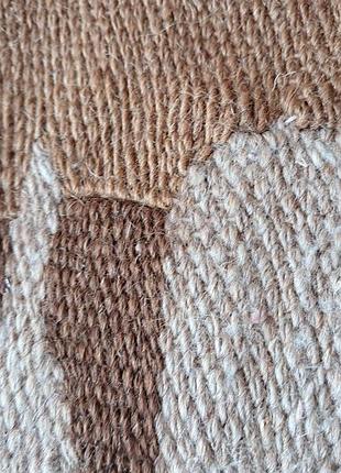 Винтажный коврик, панно, шерсть