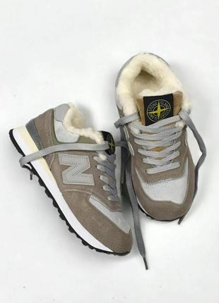 New balance 574 stone island