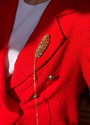 Брошка " колосок"