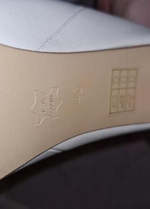 Шикарные женские белые кожаные сапожки, сапоги, 40 размер4 фото