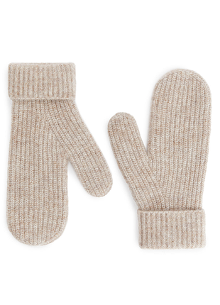 Варежки из смеси шерсти и альпаки arket 1181719 - 001