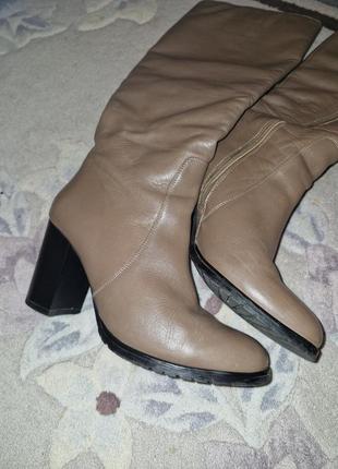Женские кожаные сапоги, сапожки, 39 размер, еврозима2 фото