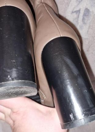 Женские кожаные сапоги, сапожки, 39 размер, еврозима4 фото