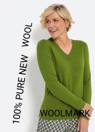 Шикарный шерстяной пуловер шотландия корпорации woolmark u9 12 eur 40