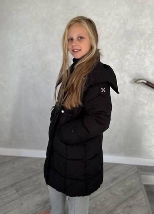 Пуховик для девочки еврозима