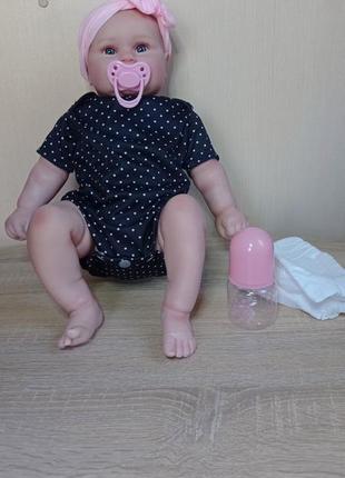 Мега скидка!!!очастная игрушка - кайма реборн, девочка,45 см.