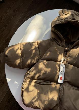 Детские куртки теплые мишка 🐻